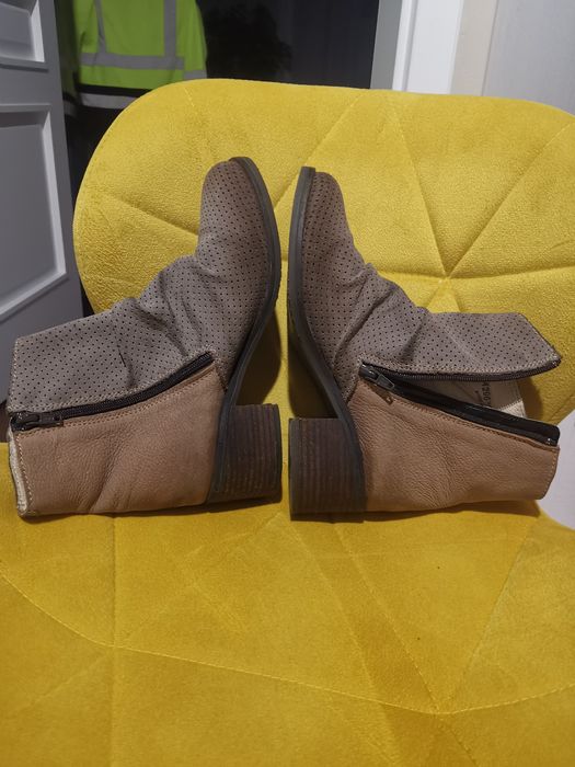 Sztyblety FLY London skóra 39 25cm kozaki półbuty