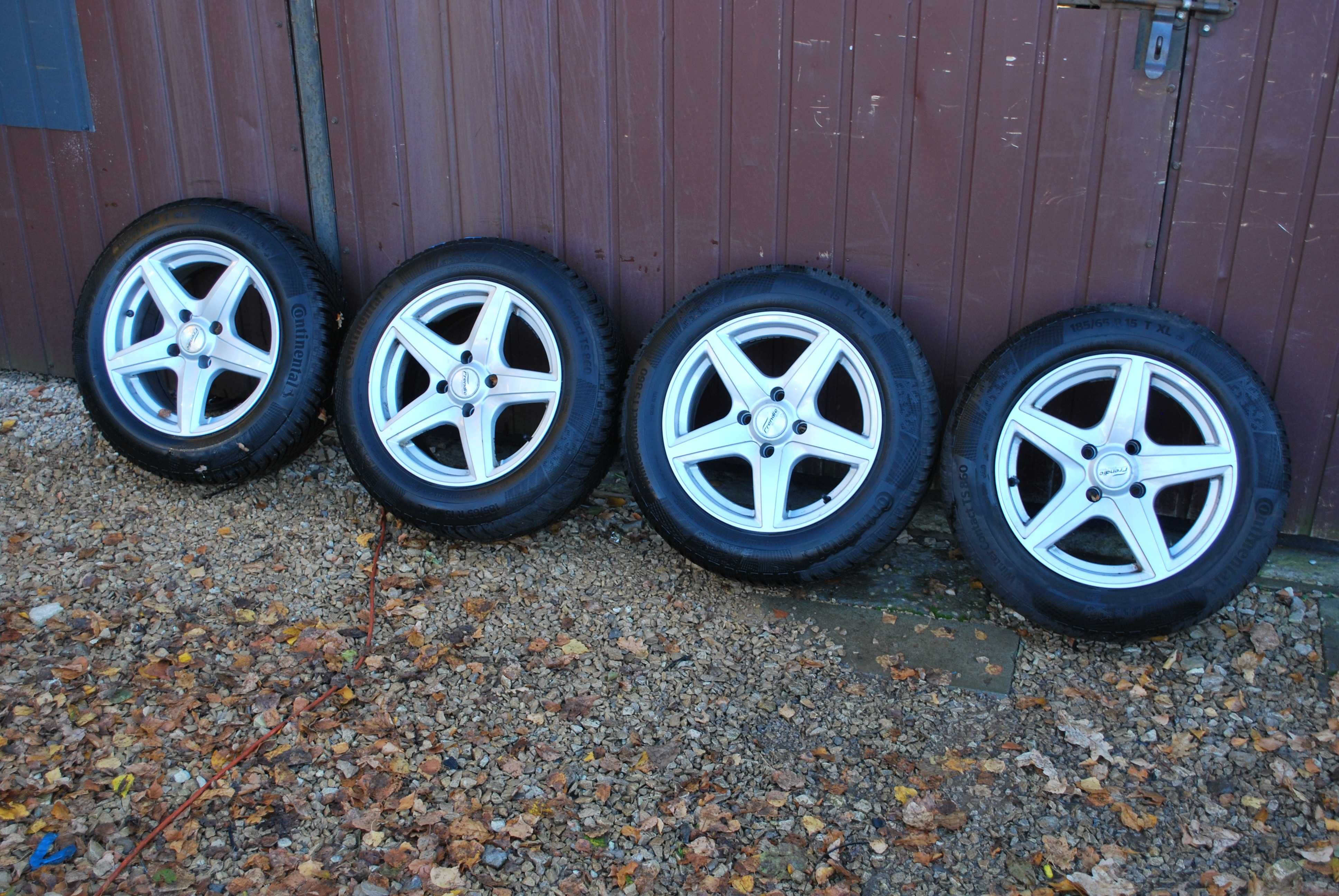 Koła 185/65 R15 4x108 ALufelgi + opony zimowe 7mm Hyundai Peugeot Kia