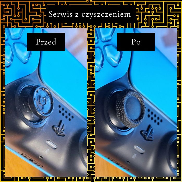 Naprawa kontroler pad PS5, PS4, XBOX / Wymiana na czujniki hall'a