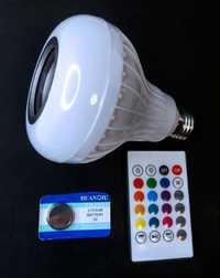 LED Лампа Колонка (Sound Bulb)