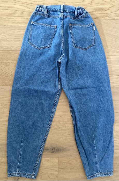 Spodnie jeansy szerokie balloon tapered Bershka r. 32