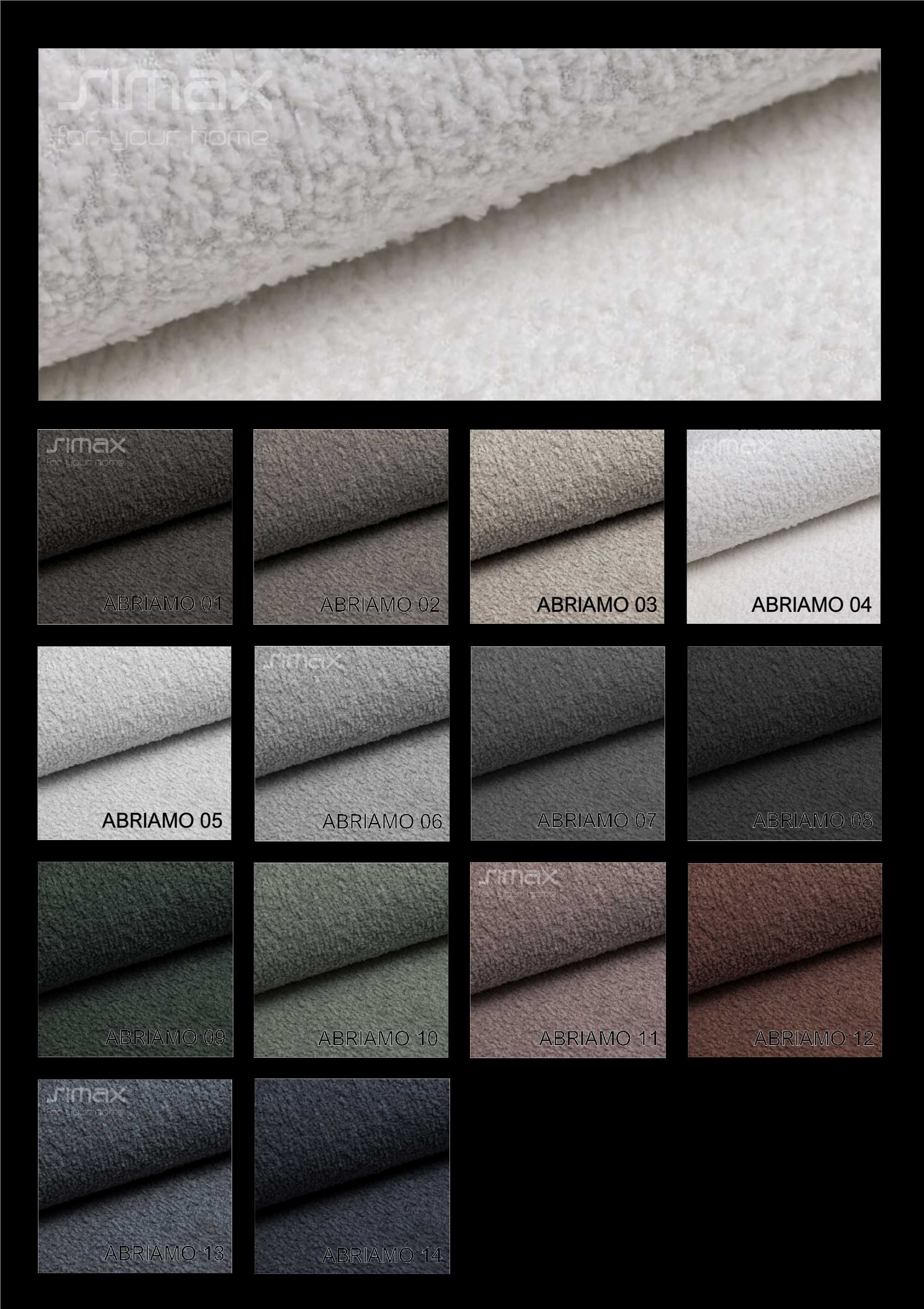 KANAPA rozkładana NUVEM z funkcją spania sofa tkanina boucle PRODUCENT