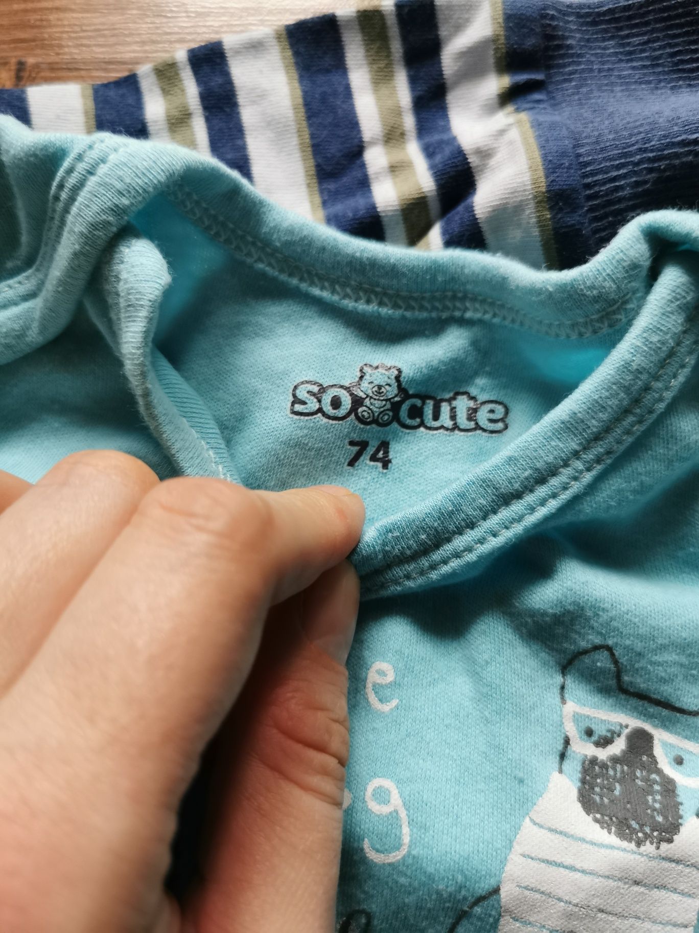 Body na długi rękaw r. 74 Lindex Pepco, 2 sztuki