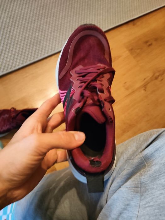 Buty New Balance Fresh Foam Tempo W Bordowe