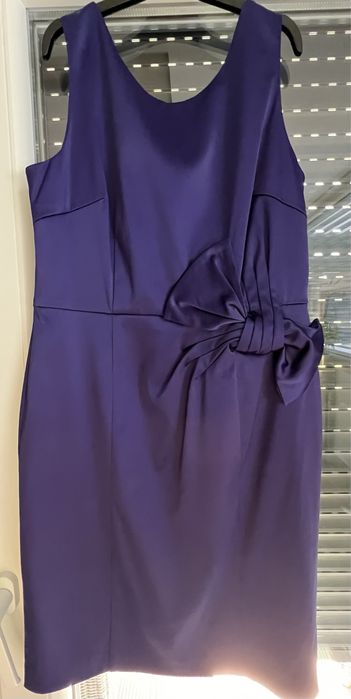 Vestido cetim roxo