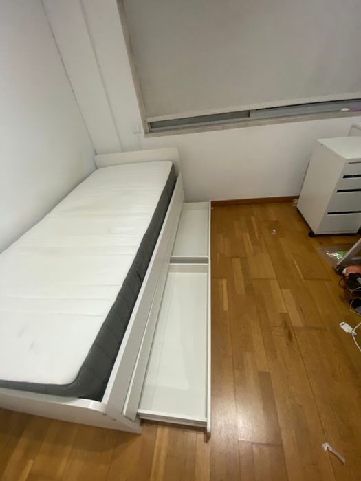 Cama Ikea, SLAKT, 90x200