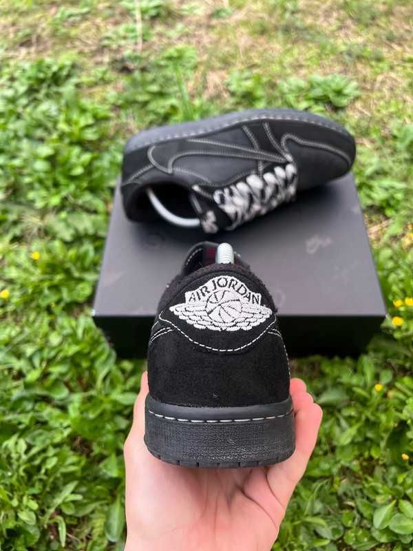 Czarny|Sportowe-Męskie Nike AirJordan1 UnisexTrampki 43