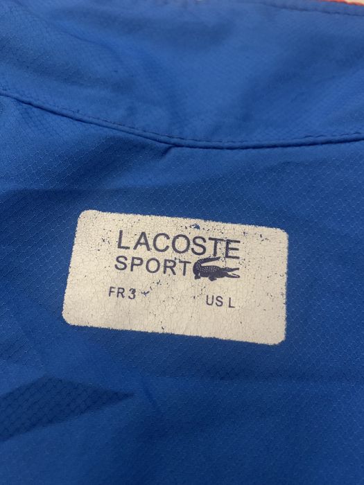 Lacoste super sportowa kurtka męska, wiatrówka r. S kolorowa