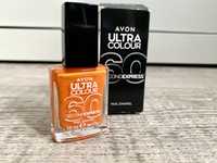 Avon Ultra Colour 60 pomarańczowy  Lakierdo paznokci Mad-Arin