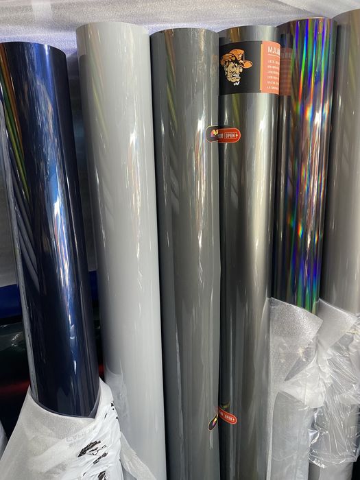 Вінілова плівка сірий глянець , плівка для автомобіля сіра глянцева.