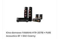 Kino domowe YAMAHA HTR-2071B + PURE Acoustics 8F + 6SC Czarny