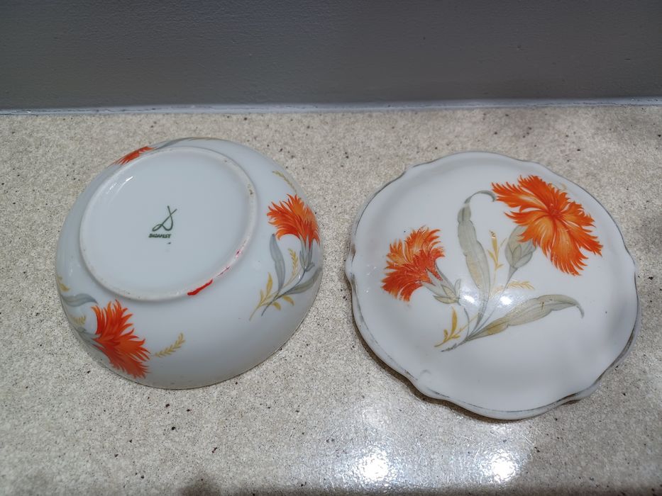 Puzderko bombonierka porcelana Drasche Budapest