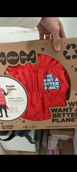 Disfarce de camarão criança