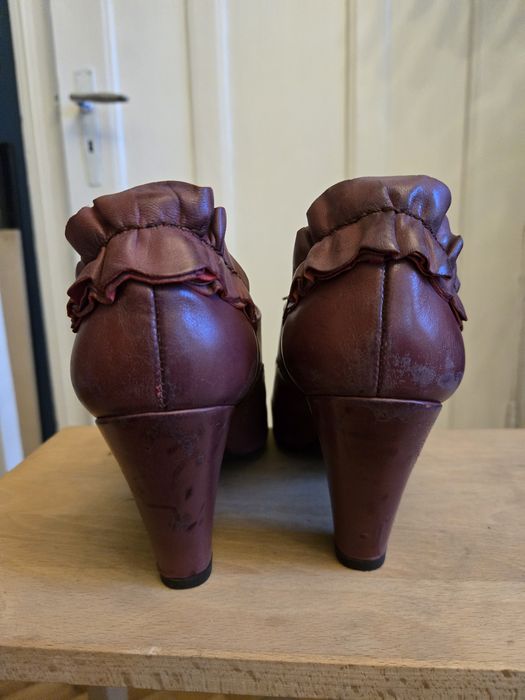 Oryginalne, fioletowe pantofle Gino Rossi