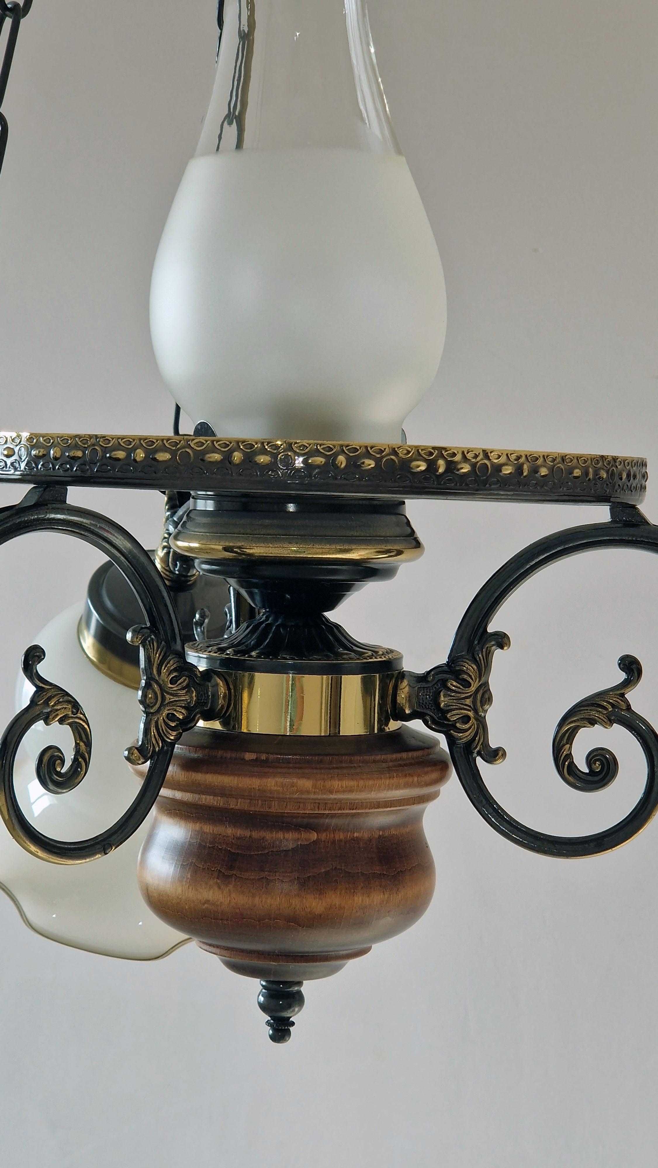 Żyrandol Lampa Wisząca RUSTYKALNA