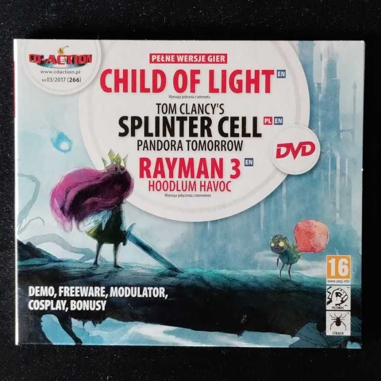 CD Action - Child of Light, Splinter Cell: Pandora Tomorrow, Rayman 3