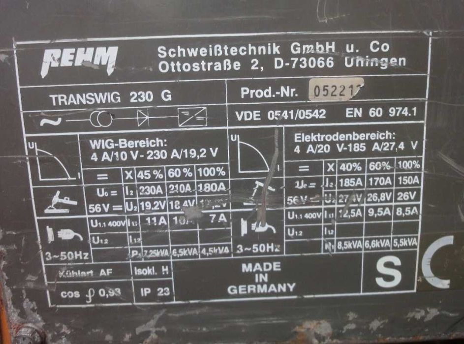 Máquina de solda Rehm