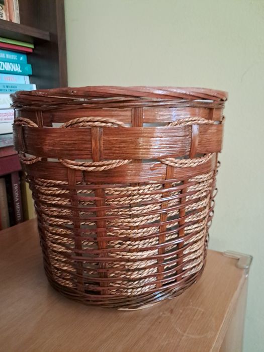 Ratanowe osłonki doniczki rattanowe duże