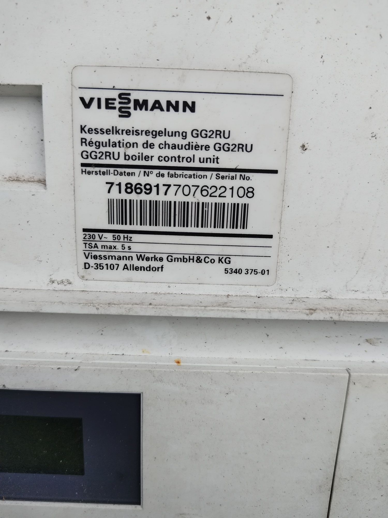 Kocioł części Viessmann Vitopend 222-W