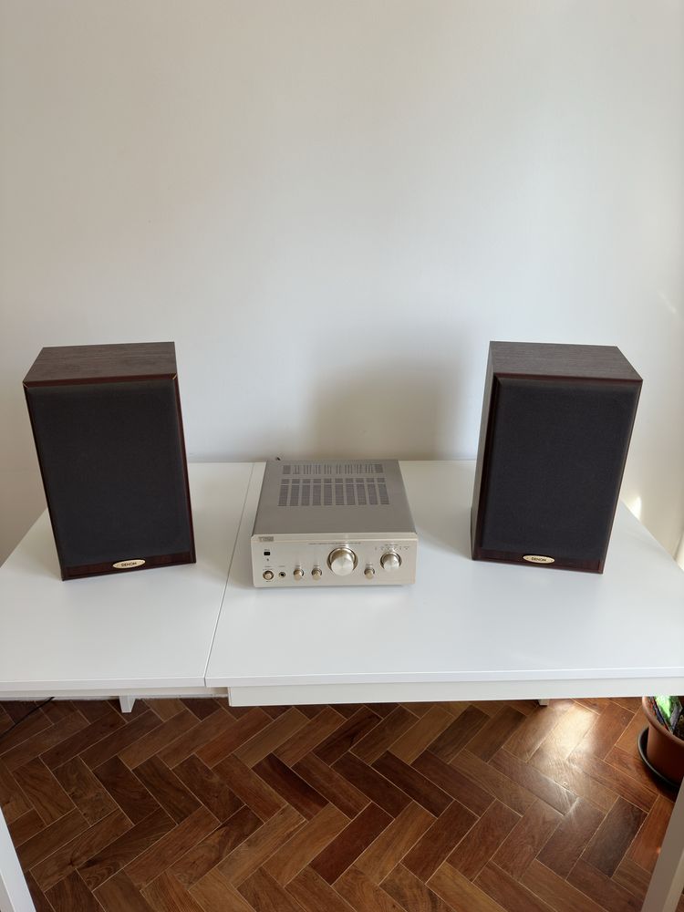 Colunas + Amplificador Denon