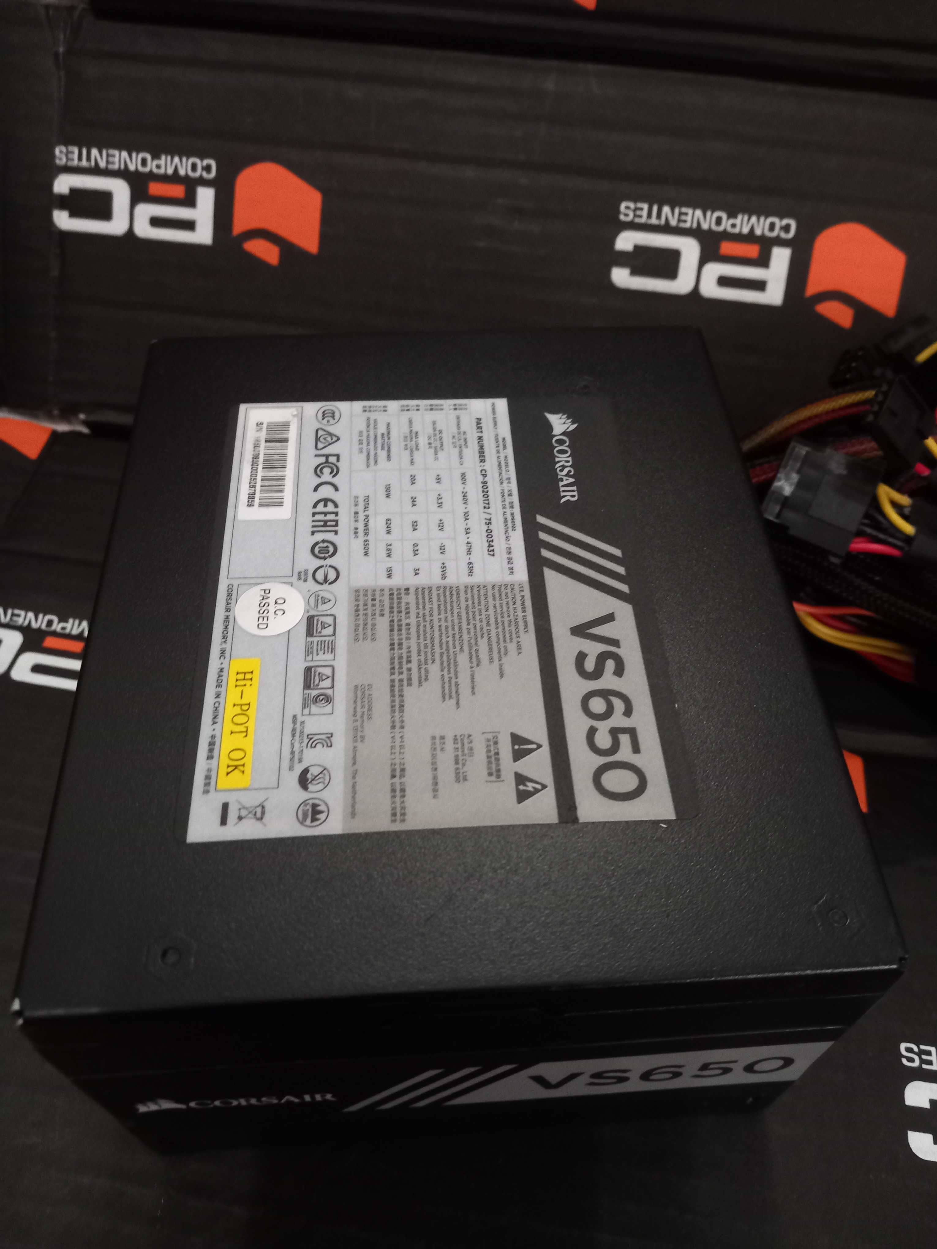 Fonte de alimentação Corsair VS650W