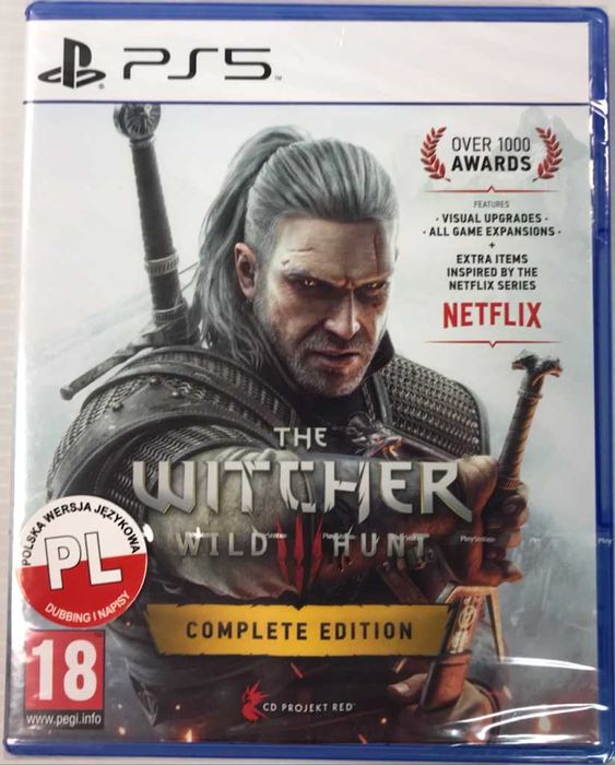 Wiedźmin 3 Dziki Gon Edycja Kompletna PL PS5 Nowa / Poznań / Zamiana