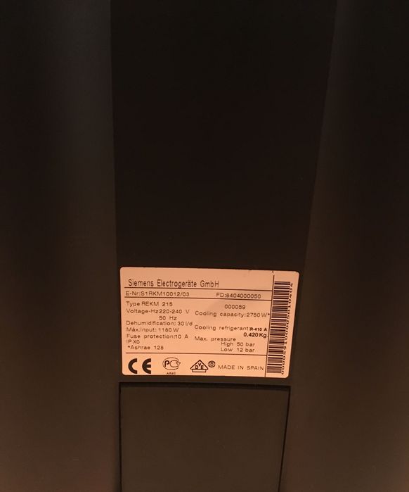 Ar Condicionado Portátil Siemens Pure Air.