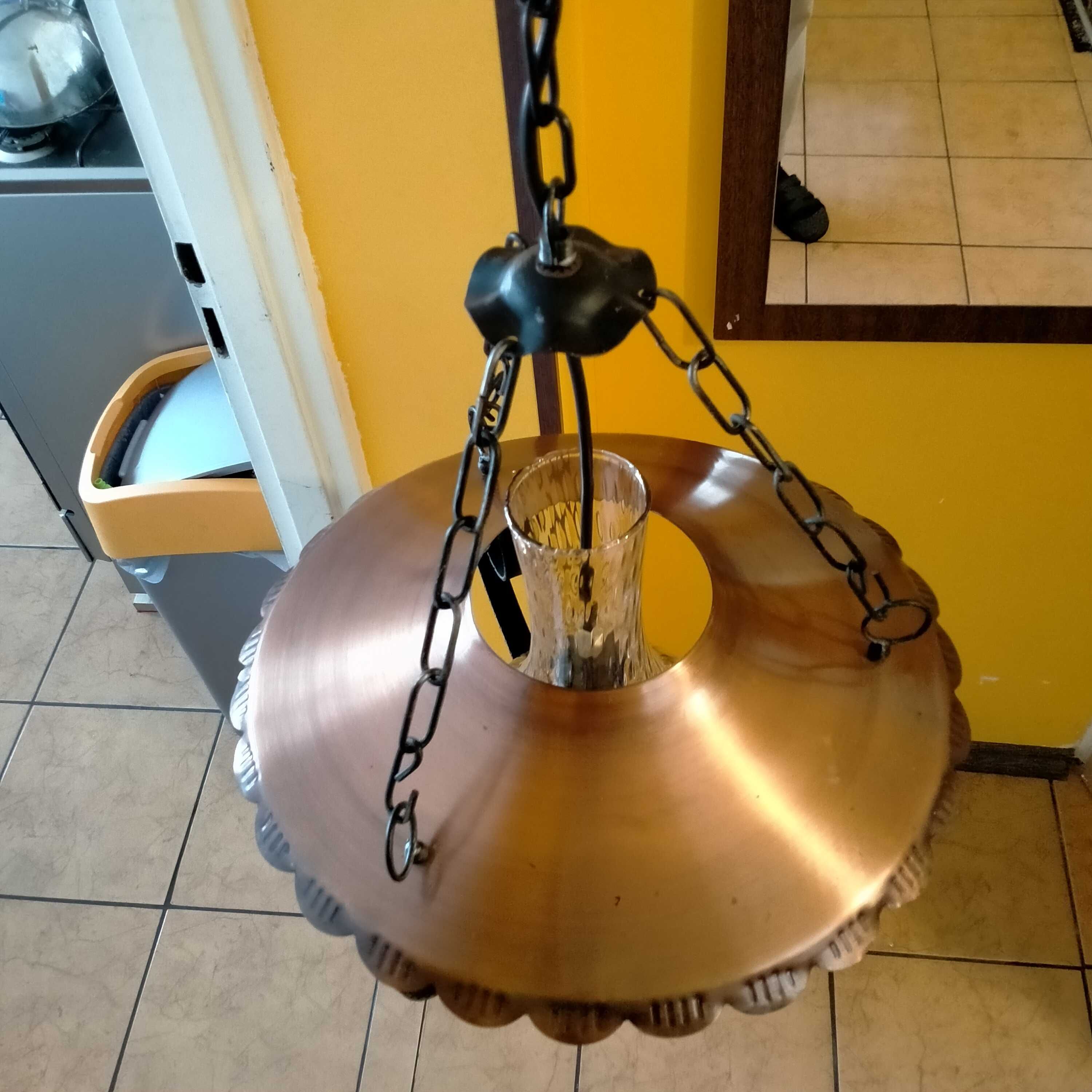 Lampa metalowa antyk