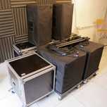 Kompletne nagłośnienie Electro Voice EV Elx 115 Sub118 QSC USA