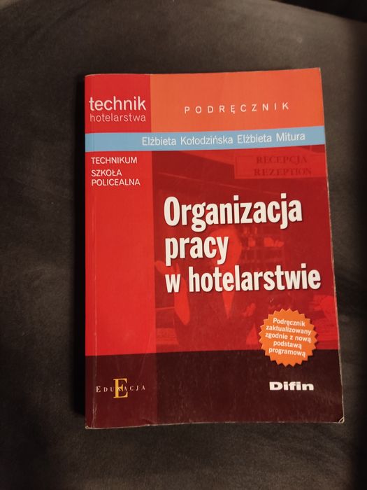 Książka organizacja pracy w hotelarstwie