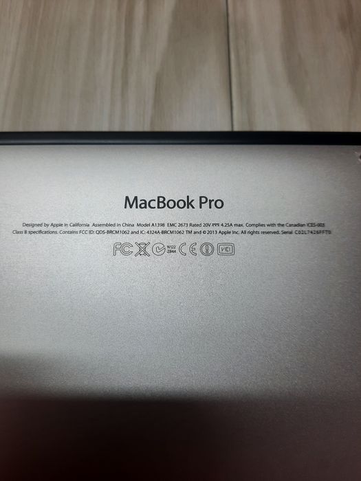Ноутбук MacBook Pro 15"  2013  8 \ 256