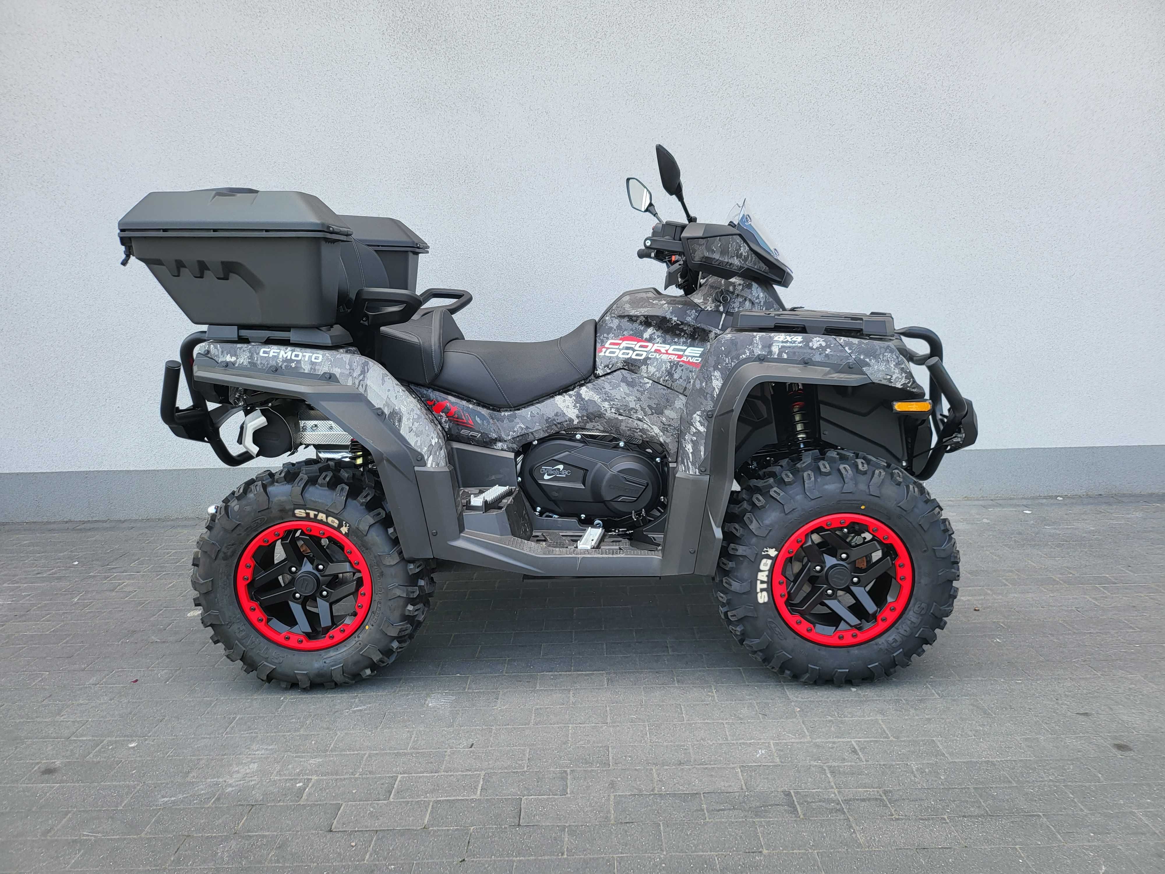 Pług/Kufer GRATIS! Cf Moto Overland 1000, VAT 23%