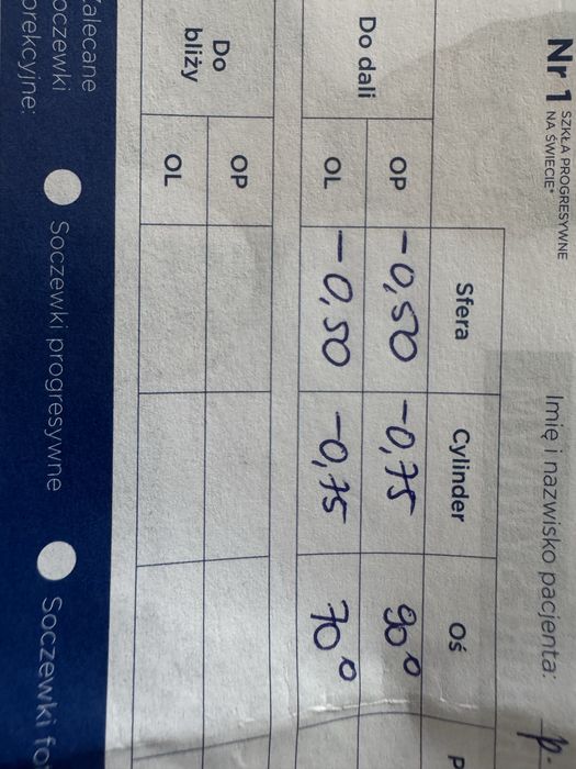 Okulary korekcyjne Ray Ban astygmatyzm krotkowzroczność złote sapphire