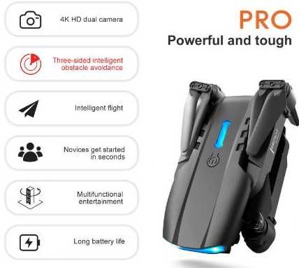 Dron e99 PRO - 2 kamery - podgląd w aplikacji - WiFi - NOWY - 2szt
