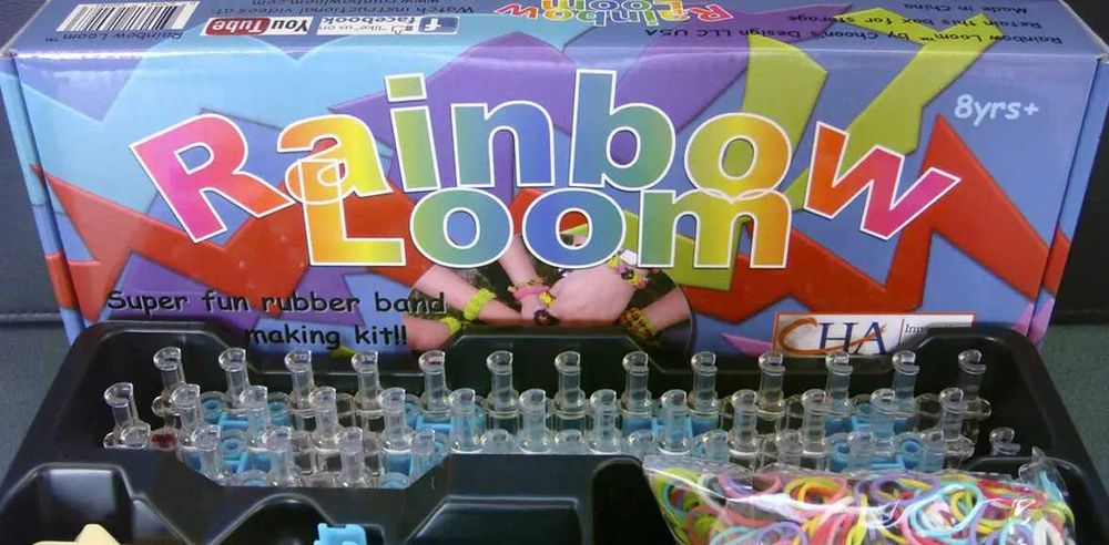 Резинки для плетения набор для рукоделия Rainbow Loom