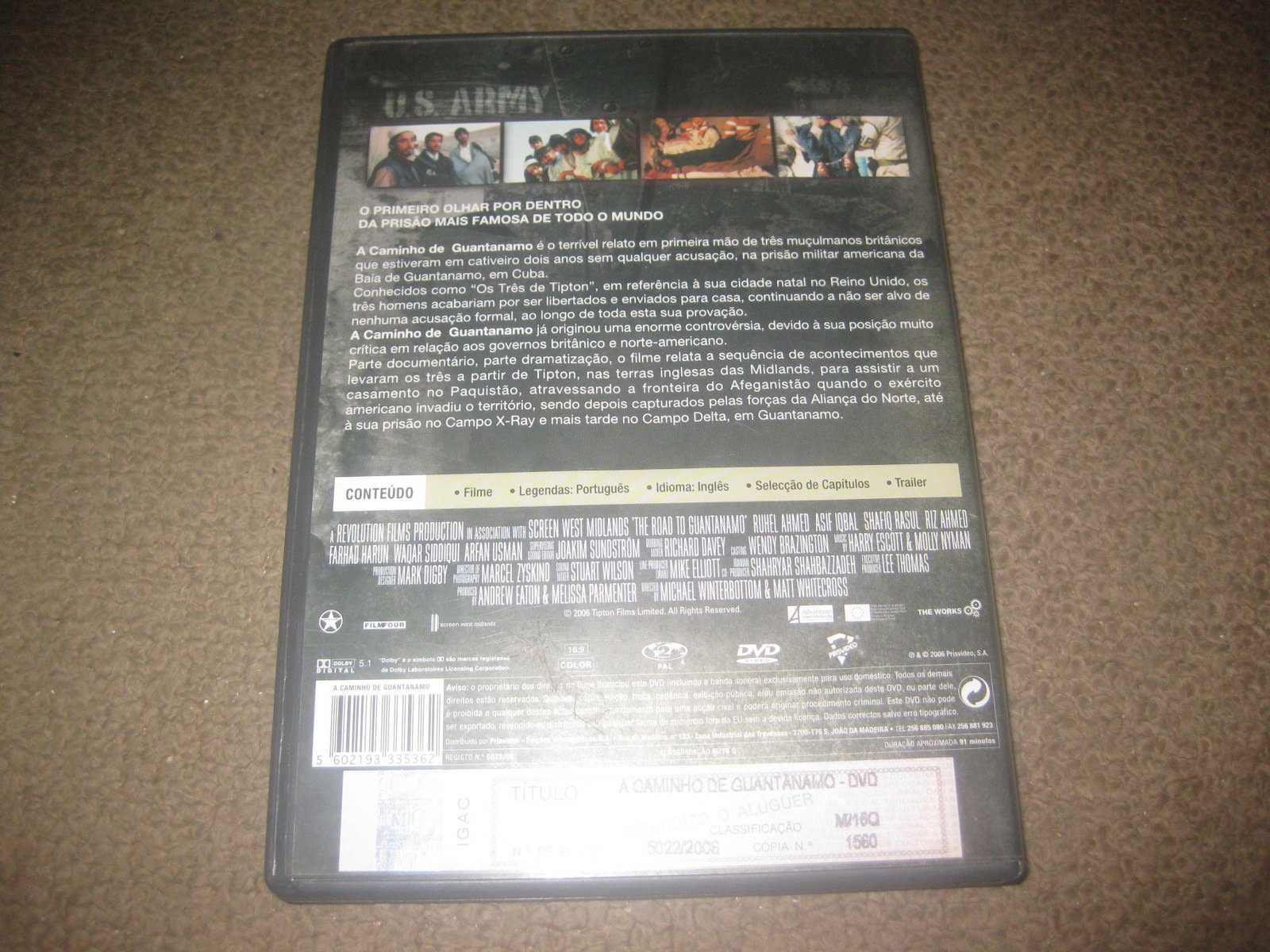 DVD "A Caminho de Guantánamo" com Riz Ahmed