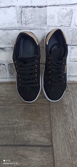 Buty damskie Michael Kors czarne logowane