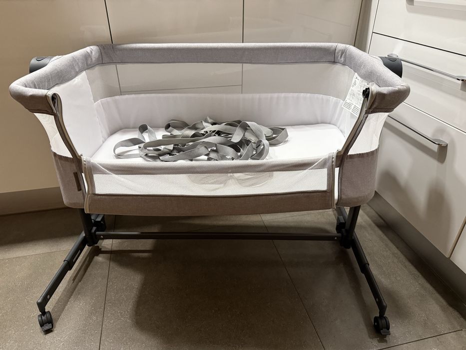 Łóżeczko dostawne KINDERKRAFT Neste Up 2 Jasnoszary