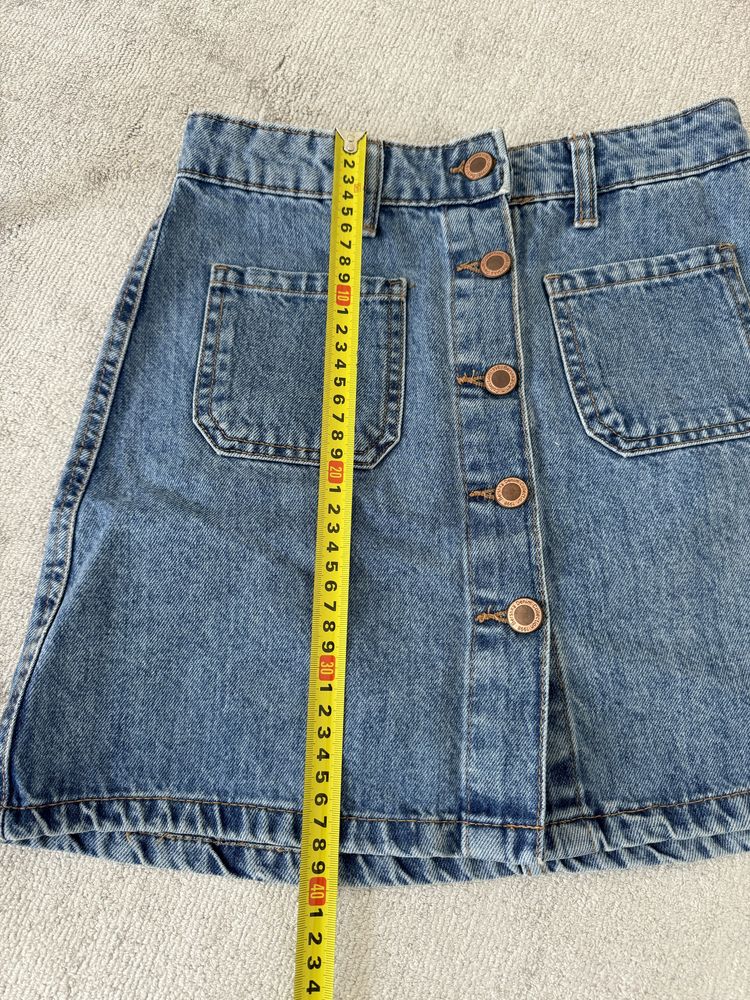 Spódnica Bershka 34 denim jeans mini