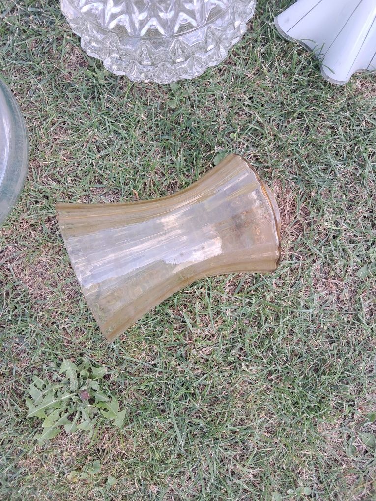 Klosze do lamp / szkło / antyk / PRL 2 szt