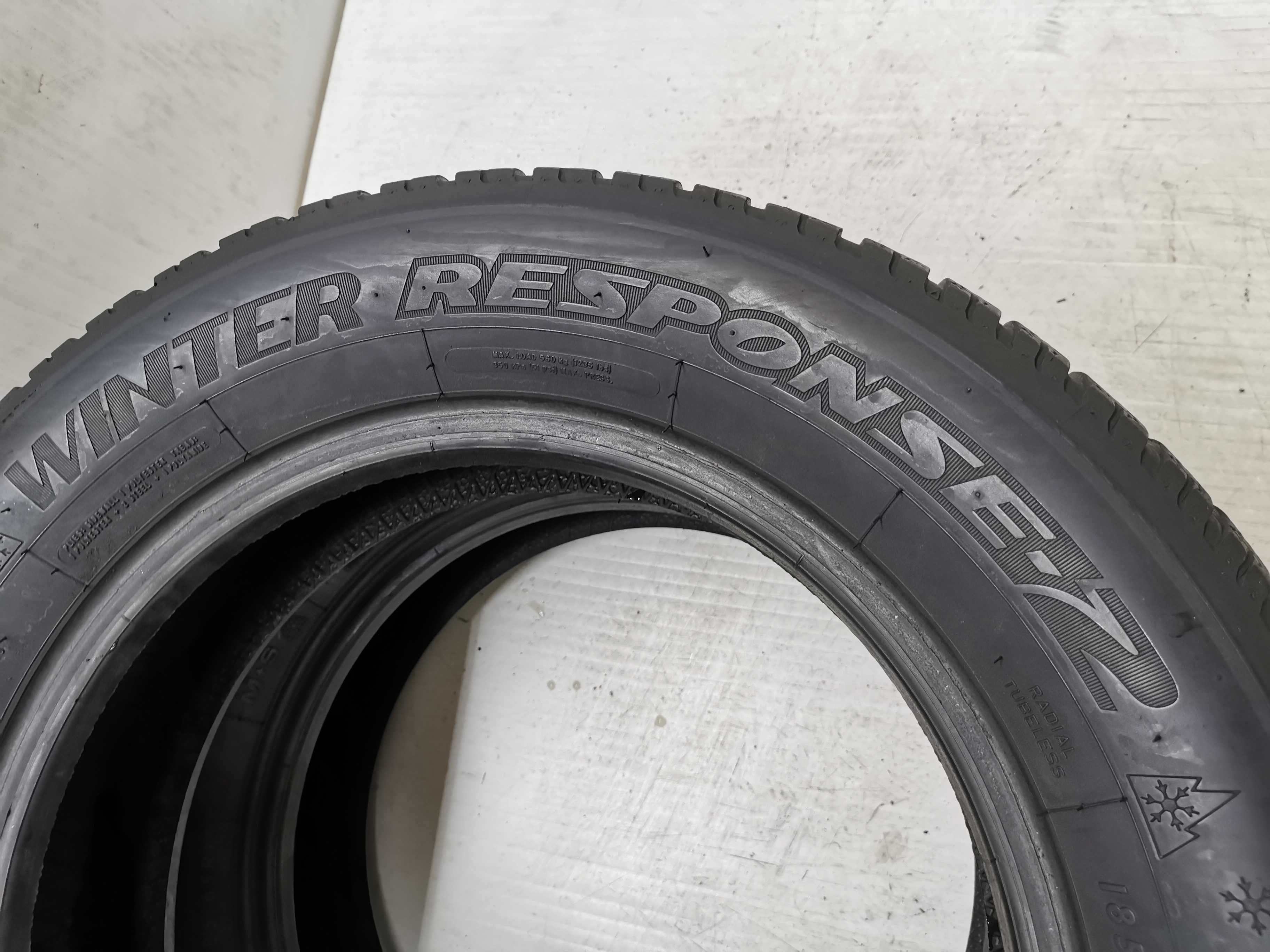 1x Dunlop Winter Response 2 185/65r15 88T 7,5mm N0955