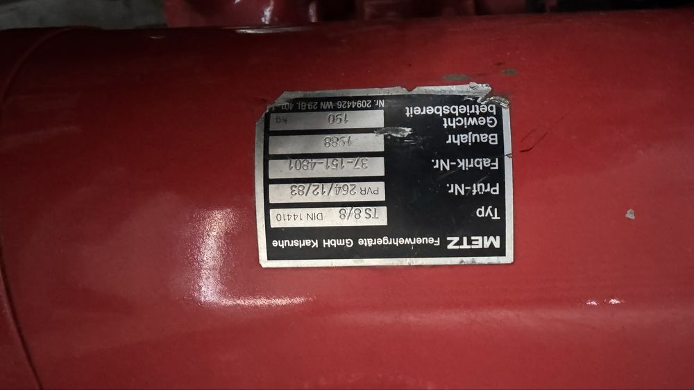 VW Garbus Metz Pompa mobilna deszczownica Motopompa Strażacka 73 h