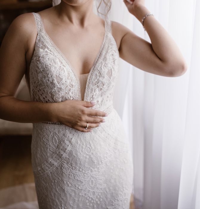 Suknia ślubna boho Lilian West 66136