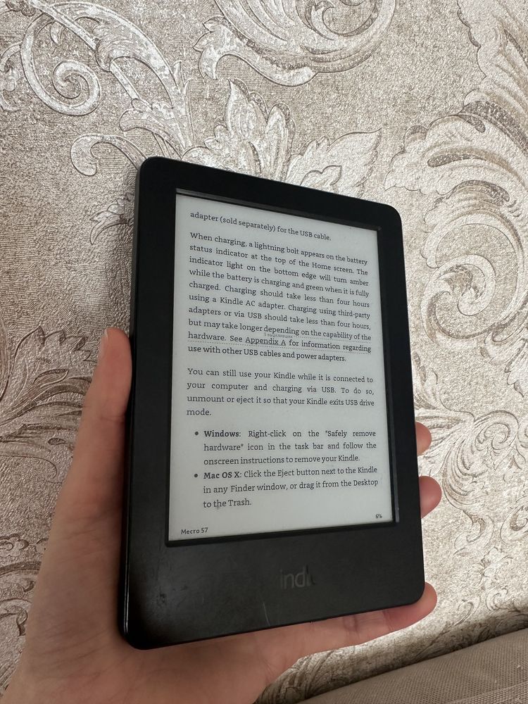 Kindle електронна книга 6