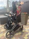 Cybex Priam Blossom Dark шасси Chrome black