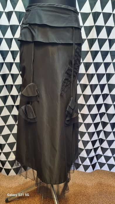 Asymetryczna, maxi spódnica 38