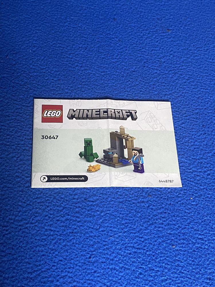 Lego Minecraft 21123 + 30647 лего майнкрафт