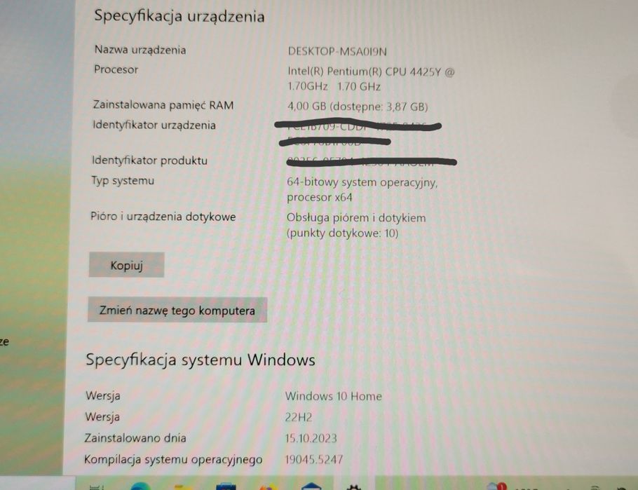 Microsoft Surface Go 2 - komplet - tablet laptop
