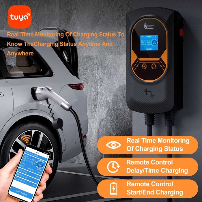 Зарядна станція Feyree 12KW 50A, Type1 - Charging Station Taurus PRO