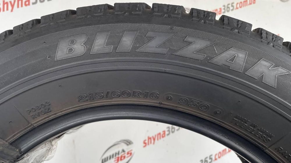 215/60 r16 bridgestone blizzak revo gz 6mm шини бу зима